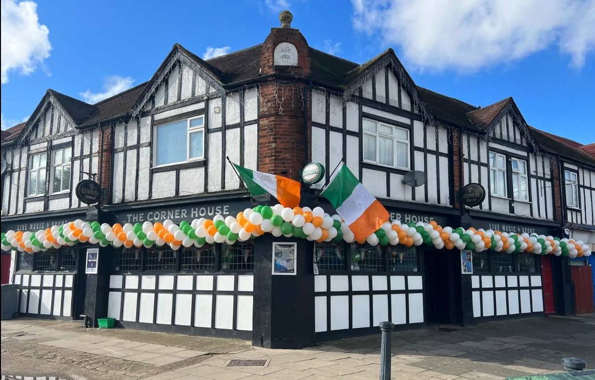 The Corner House pub in Kingsbury